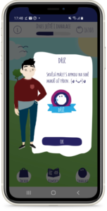 CF Hero - mobilní aplikace - ukázka motivace a bagdgů - odznaků v aplikaci