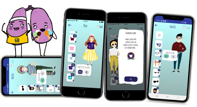 CF Hero - mobilní aplikace pomáhající zlepšit život lidem s cystickou fibrózou- obrázek sekce "Komiks store"