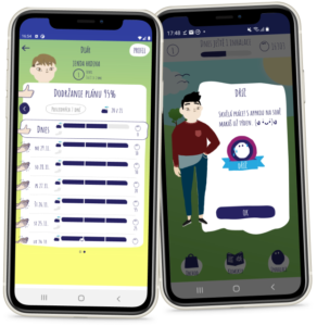 CF Hero - mobilní aplikace pomáhající zlepšit život lidem s cystickou fibrózou- obrázek sekce "Diář""
